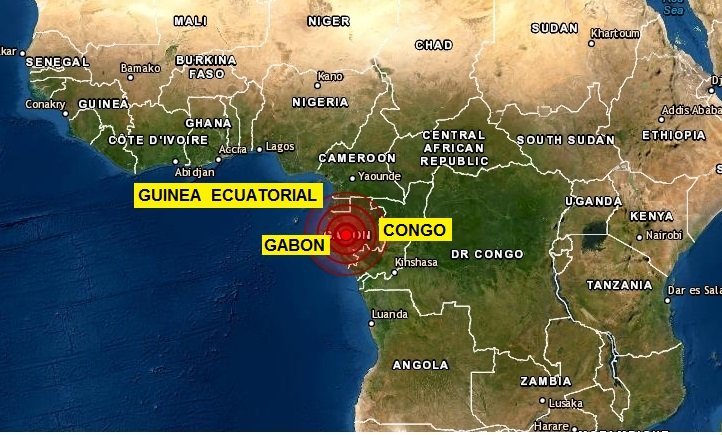 gabon earthquake