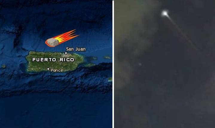 Meteorito en Puerto Rico