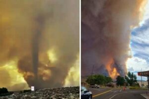 Tornado de fuego en California