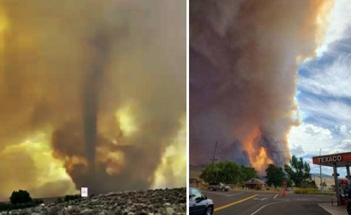 Tornado de fuego en California