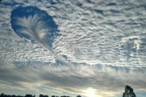 rara nube en brasil