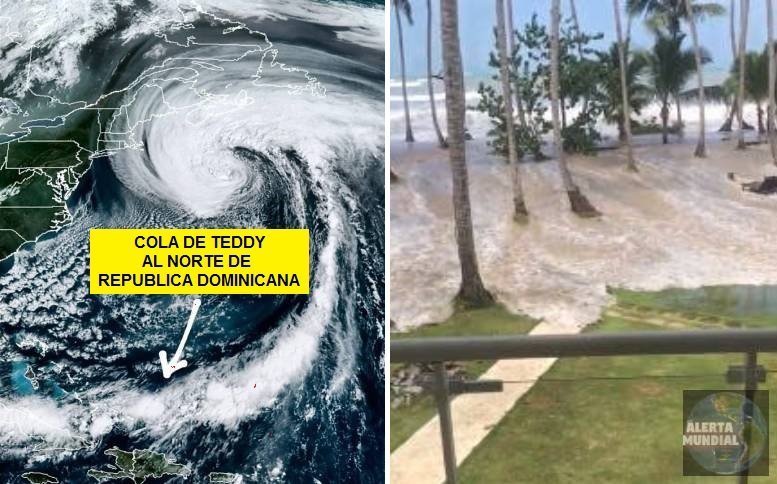 Ciclón Teddy en República Dominicana