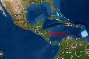 Depresión tropical en el caribe