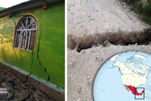 Alertan sobre un posible nacimiento de un volcán en Matzam Chiapas México