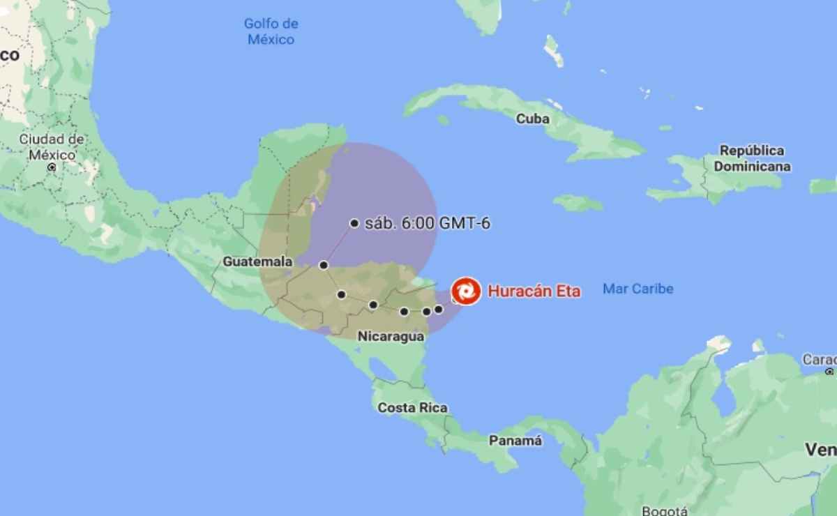 En vivo Huracán Eta