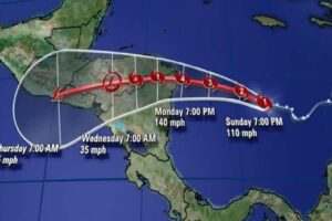 En vivo Huracán Iota en Centroamérica