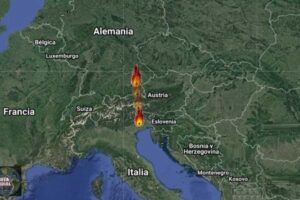 Meteorito en Alemania e Italia