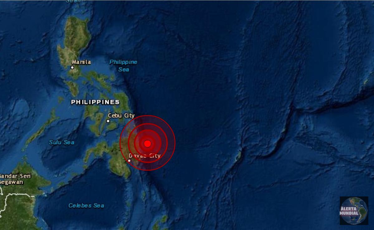 Sismo de magnitud 6.1 Mindanao de Filipinas