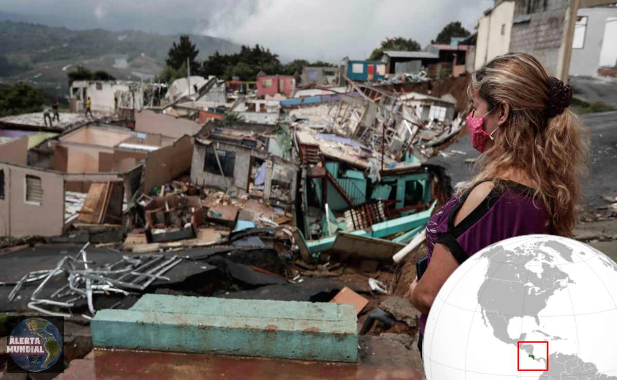 Terremoto en cámara lenta desaparece poco a poco un pueblo en Costa Rica