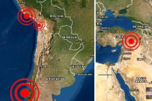 Fuertes sismos tambalean Turquía, Chile y Perú
