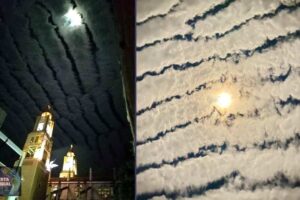 Extrañas nubes aparecen en los cielos de México y temen un fuerte sismo por venir..