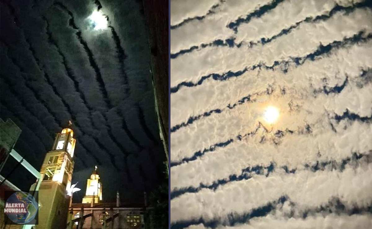 Extrañas nubes aparecen en los cielos de México y temen un fuerte sismo por venir..