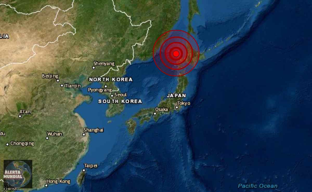 Sismo de magnitud 6.2 en Japón