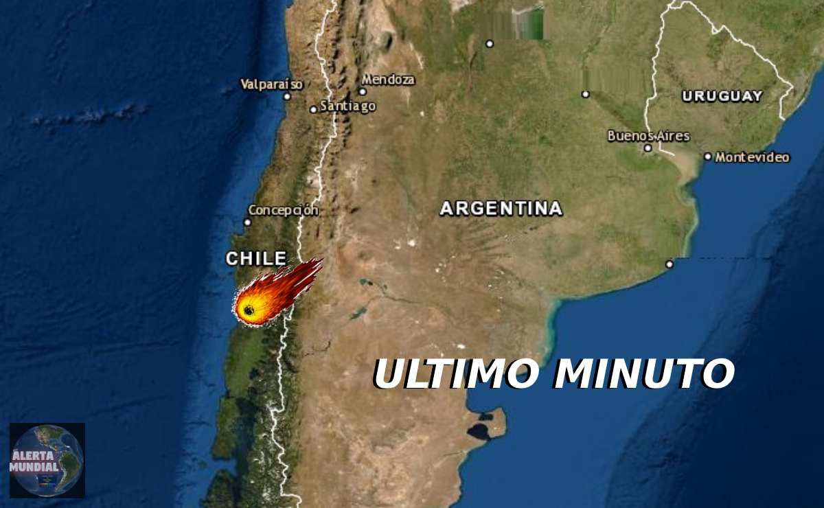 Un impresionante meteorito raspa los cielos del sur de Chile