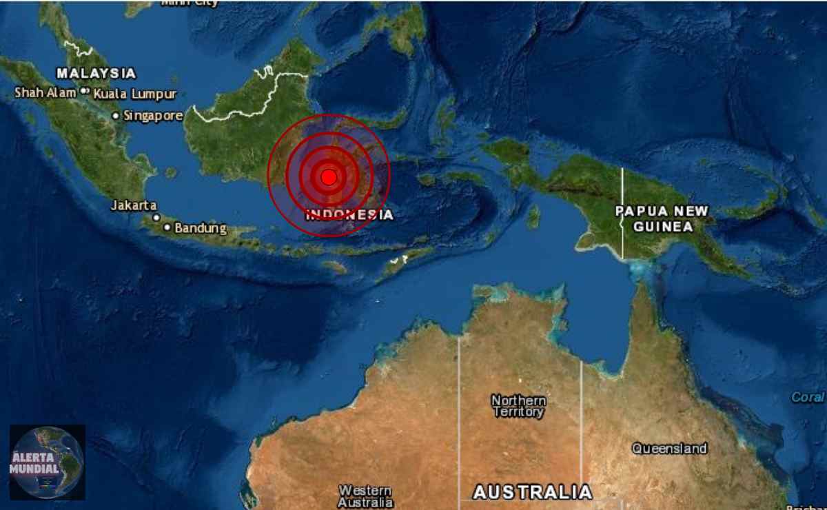 Un sismo de magnitud 6.2 sacude Indonesia