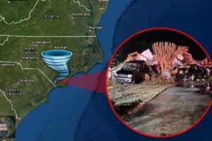 El tornado de Carolina del Norte destruye varias casas; mata a 3, hiere al menos a 10