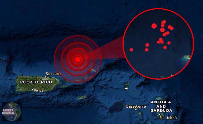 Seguidillas de sismos golpea el noreste de Puerto Rico