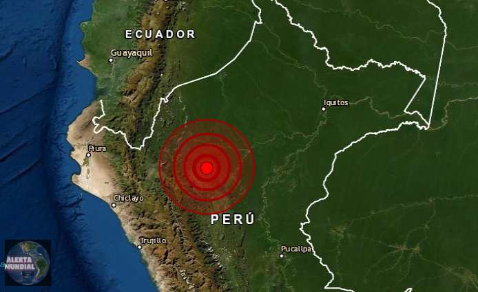 Sismo de magnitud 5.2 en Loreto, Perú