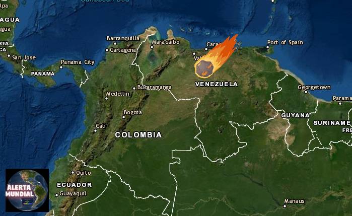 Una Bola de fuego provoca un temblor causando susto entre la población en Venezuela (VIDEOS)