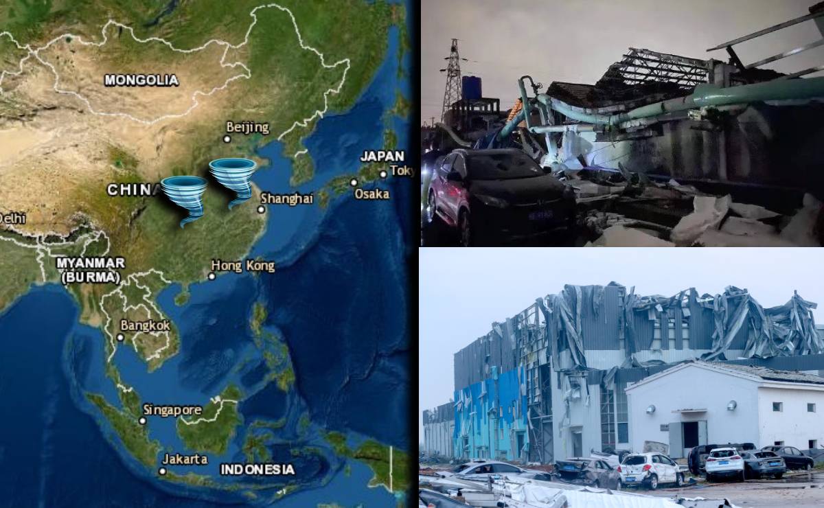 China Dos tornados dejan varias victimas y cientos de herido en Wuhan (VIDEOS)