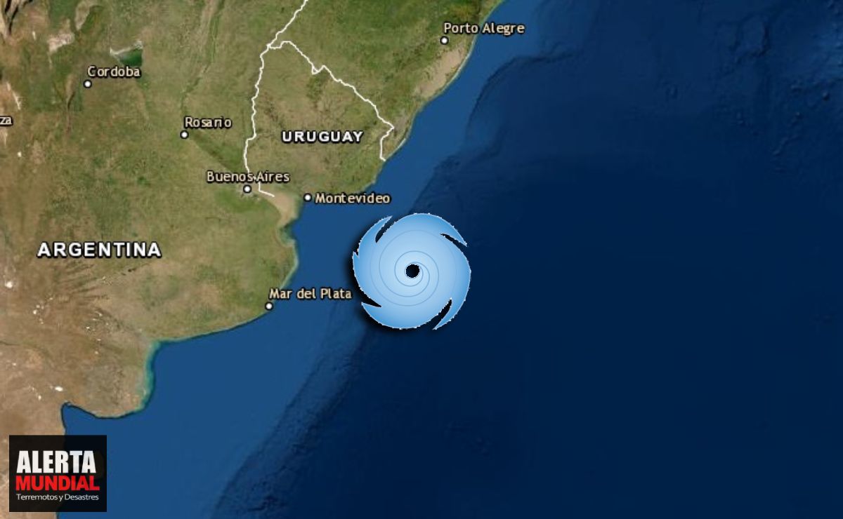 En vivo Un ciclón extratropical esta azotando Argentina y Uruguay