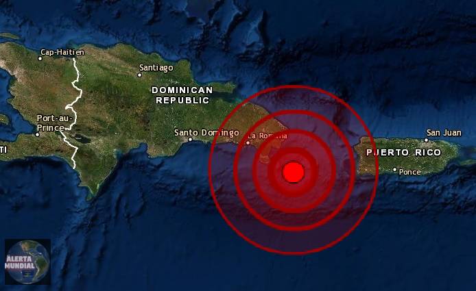 Un fuerte movimiento telúrico sacude República Dominicana tan lejos como Puerto Rico