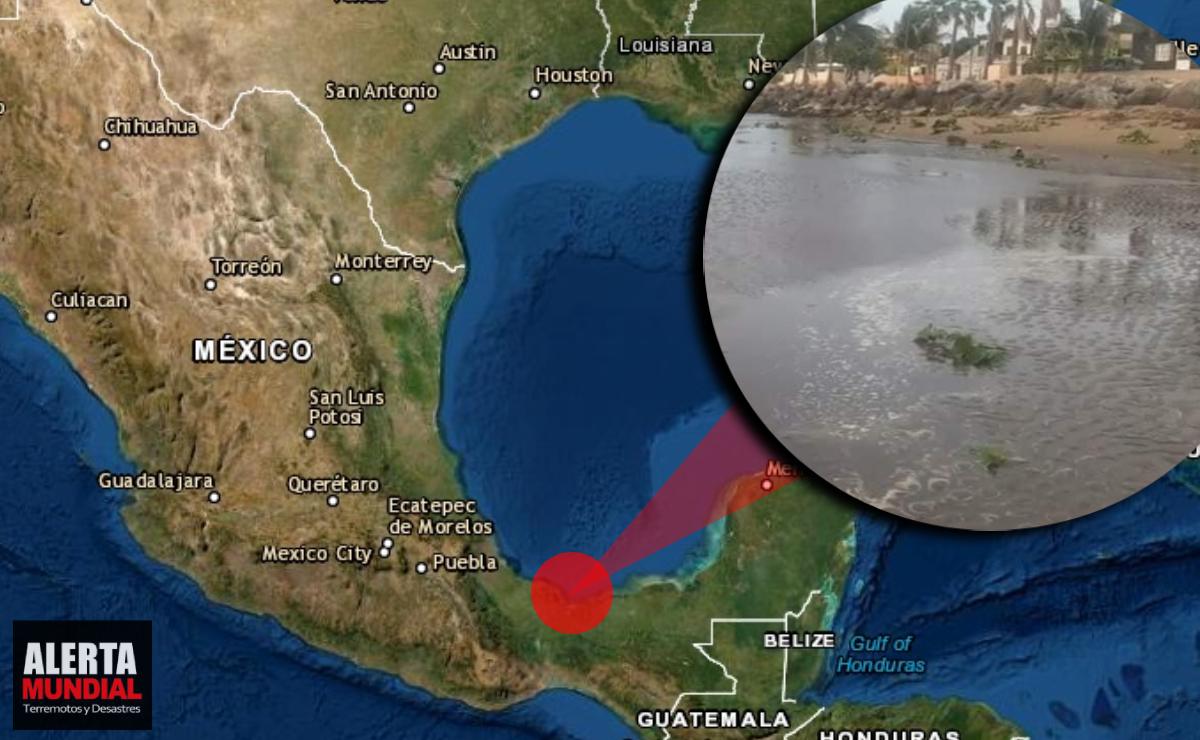 México río Coatzacoalcos retrocede mas de 20 metros en Veracruz (VIDEO)
