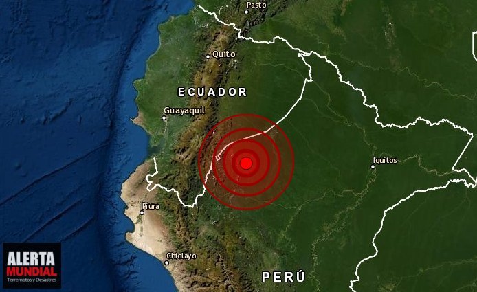 Un fuerte sismo sacude la frontera de Perú y Ecuador