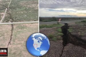 Enormes fisuras agrietan el suelo del condado de Cochise, Arizona