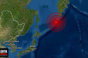 Esta madrugada un potente sismo golpea las Islas Kuriles de Rusia