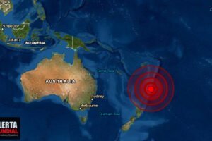 Potente sismo estremece Kermadec, Nueva Zelanda