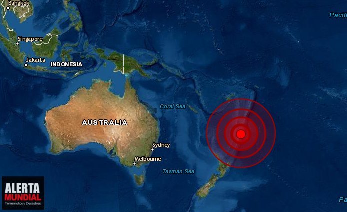 Potente sismo estremece Kermadec, Nueva Zelanda
