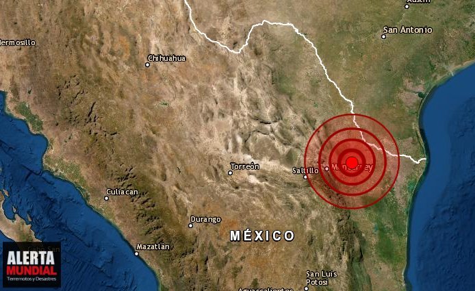 Registran sismo atípico en Nuevo León, México esta madrugada