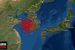 Un fuerte sismo inusual golpea las aguas de Corea del Sur