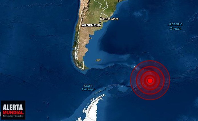 Un potente sismo golpea las Islas Sandwich del Sur, sin amenaza de tsunami