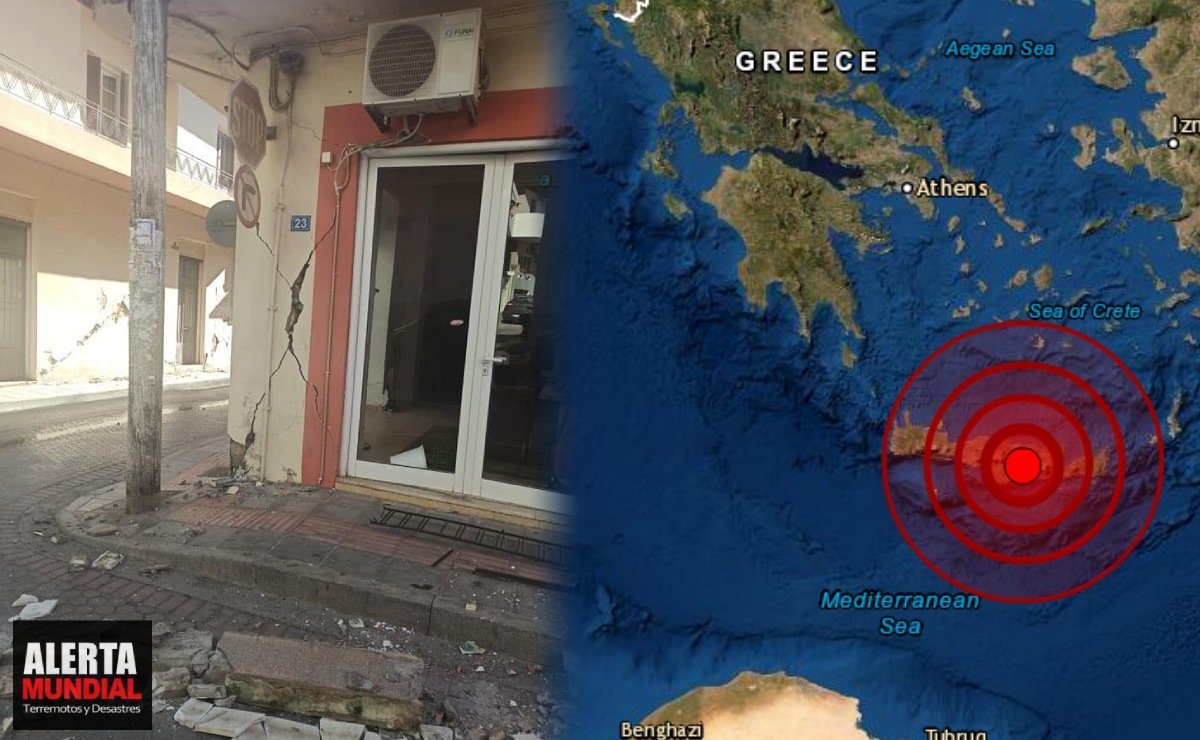 Fuerte terremoto golpea Creta, Grecia y deja fallecidos, heridos y grandes daños estructurales (VIDEOS)