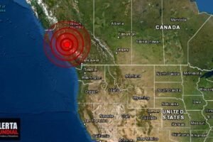 Poderoso sismo golpea Columbia Británica, Canadá