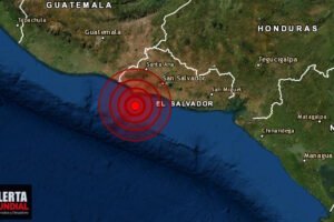 Un fuerte sismo sorprende a La Libertad, El Salvador este sábado