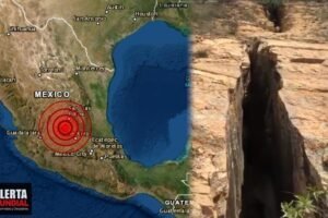 VIDEOS Enormes grietas aparecen en San Felipe tras 32 sismos raros registrados en los últimos días