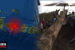 Al menos tres victimas y varios heridos tras potente sismo en Bali, Indonesia