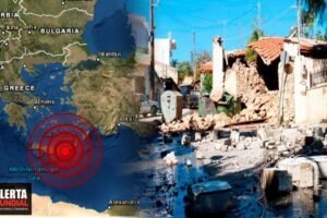 Fuerte Terremoto liberó 'pequeño tsunami' en Creta y se sintió hasta Egipto, Libia y Turquía