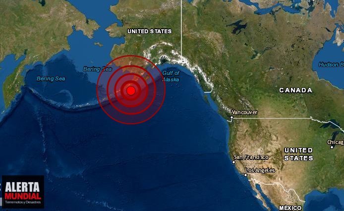 Fuerte terremoto de 6.9 se registra en Alaska