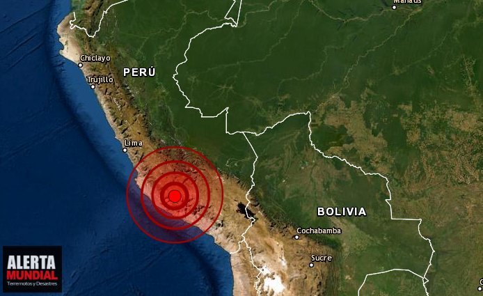 Sismo fuerte estremece Ayacucho, Perú hace instantes..