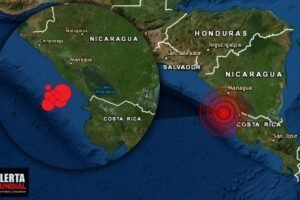 Enjambre sísmico con tres potentes sismos sacude el Pacifico de Nicaragua
