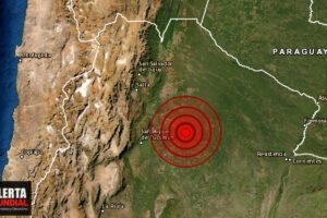 Fuerte sismo pero muy profundo sacude Santiago del Estero, Argentina hace instantes..