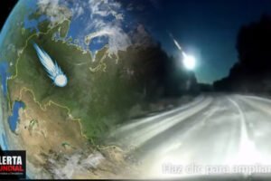 La oscuridad se convierte en día y las ventanas se sacuden tras enorme bola de fuego en Rusia