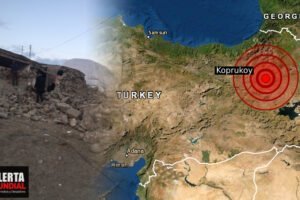 Sismo moderado derriba viviendas, causa heridos y muchos animales perecieron en Erzurum, Turquía