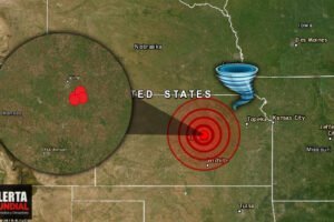 Cuatro sismos golpean Kansas mientras se emiten alerta de tornado en Kansas y Nebraska