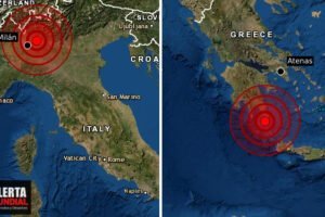 Fuerte sismo tambalean Milán, Italia y Grecia tan lejos como Atenas