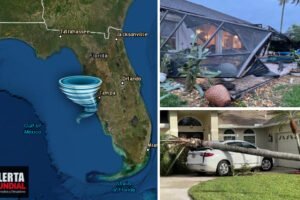 Múltiples daños en Fort Myers, Florida tras posible tornado